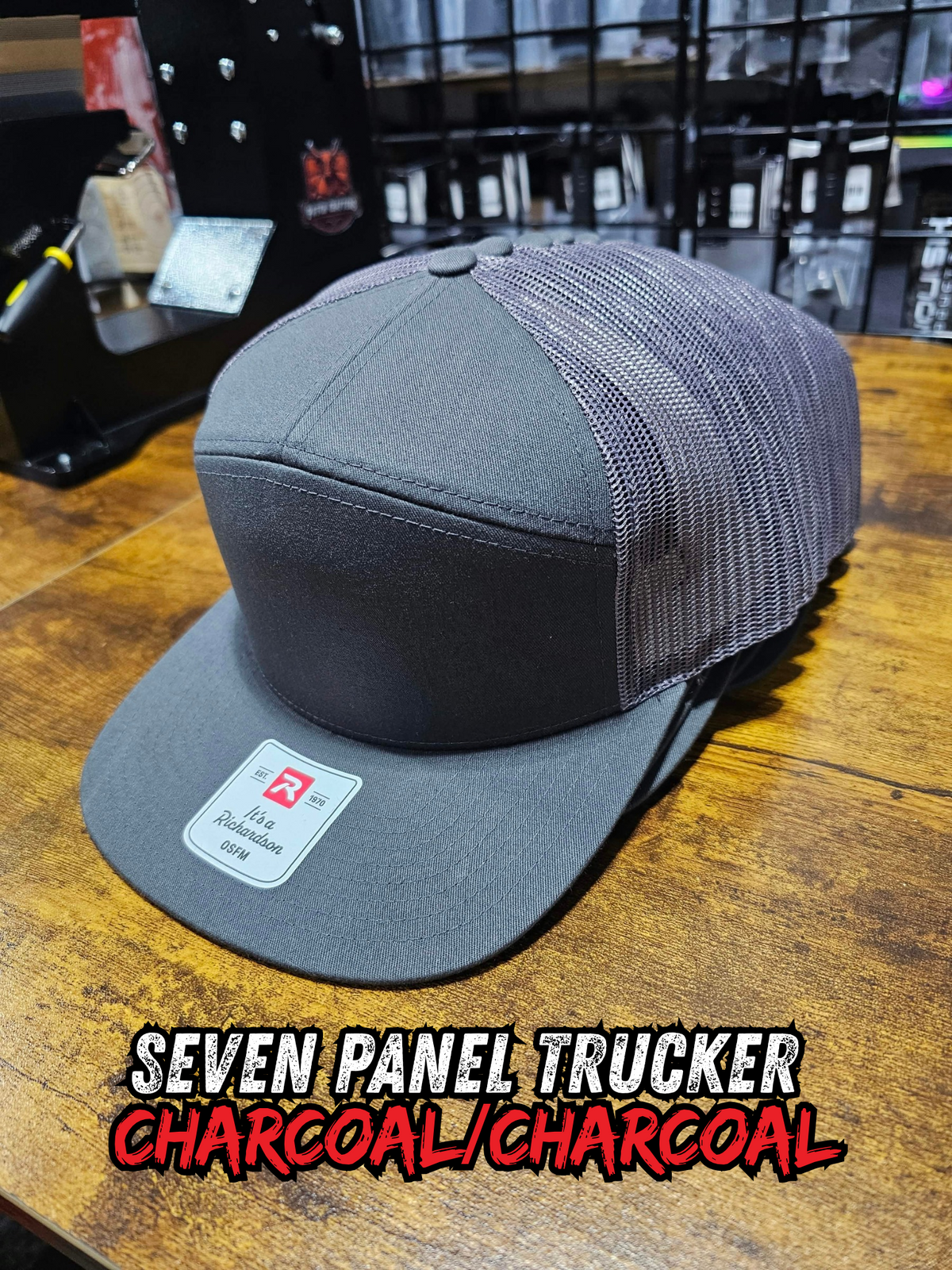 Corrupt Carbon Works USA Patch Trucker Hats