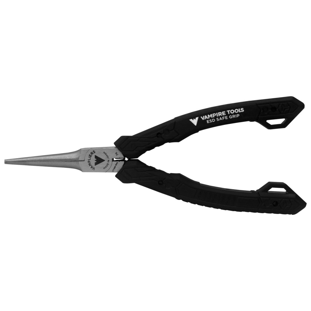 Vampliers 5.5″ Precision Mini Needle Nose Pliers with Non Serrated Jaws