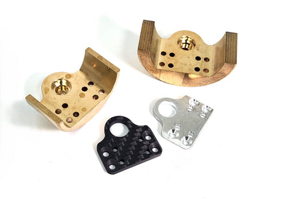 Dlux Brass Lower Knuckle Arms for RC Trucks | 1.9 & 2.2