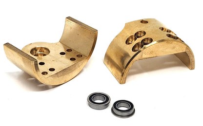 Dlux Brass Lower Knuckle Arms for RC Trucks | 1.9 & 2.2