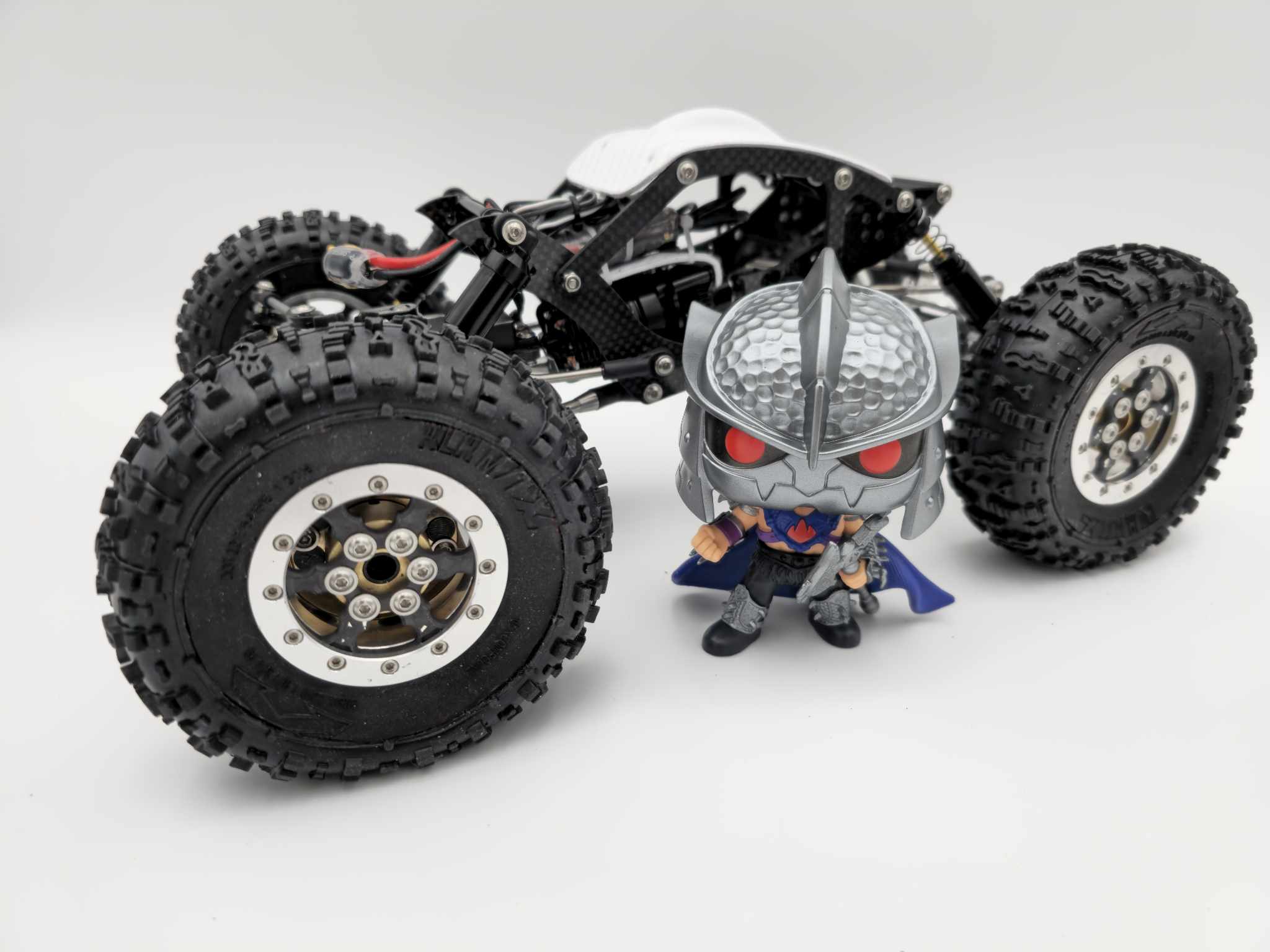 Shredder Mini RC Crawler Chassis – 12° Breakover | Corrupt Carbon