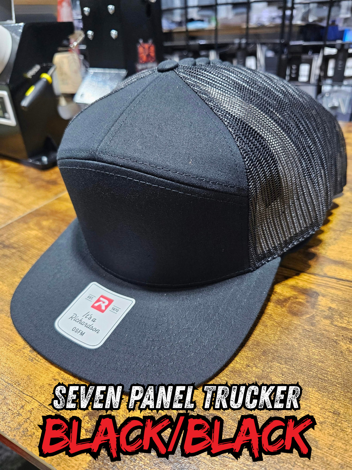 Corrupt Carbon Works USA Patch Trucker Hats