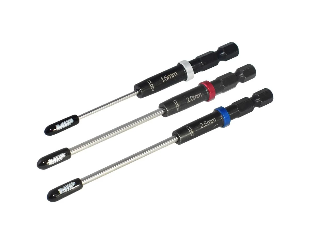 #9612 - MIP Speed Tip™ Hex Driver Wrench Set Gen 2, Metric (3), 1.5mm, 2.0mm, & 2.5mm