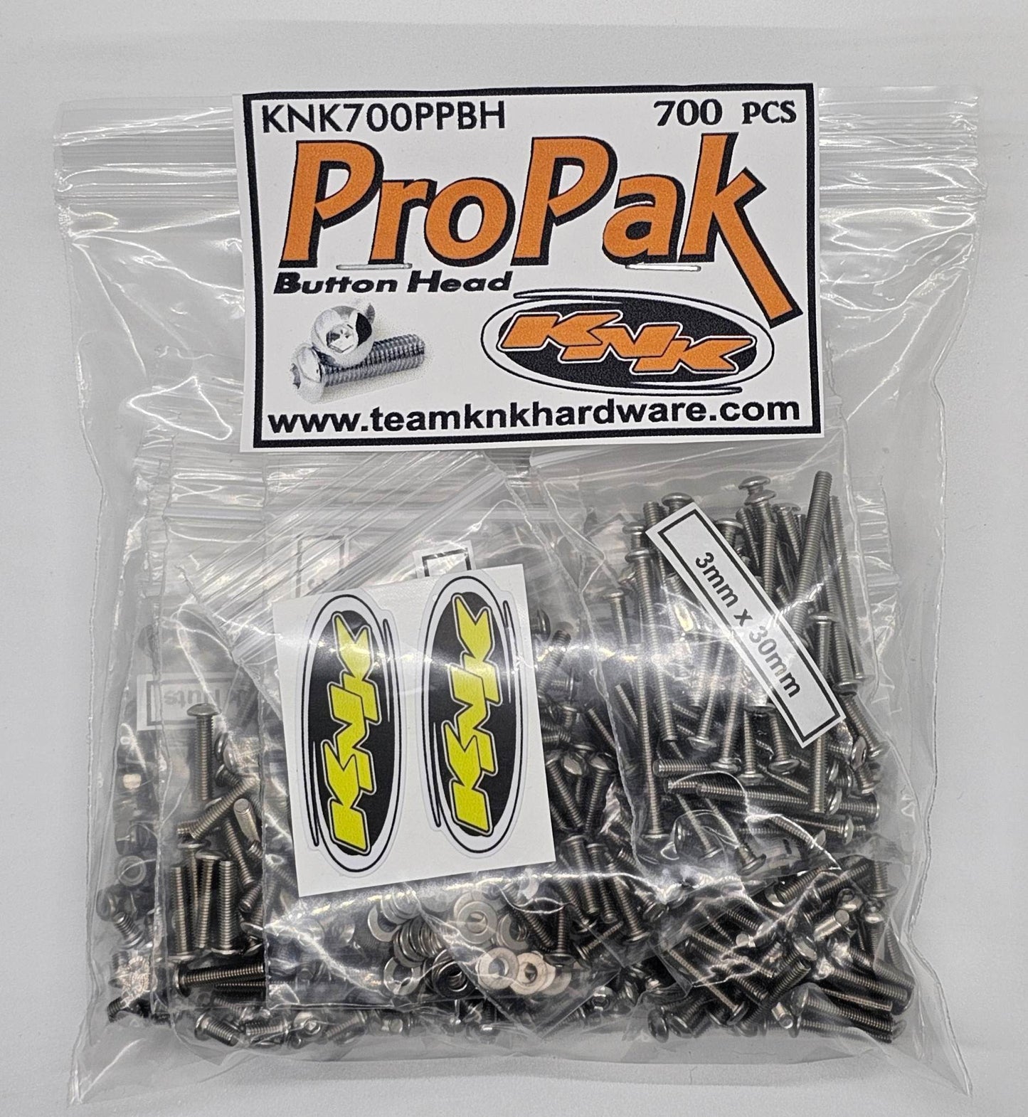 Button Head ProPak Stainless Bulk Bag (700 pcs)