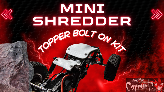 Mini Shredder Topper Bolt on kit